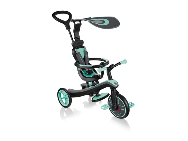 Globber Trike Explorer, Gutt/Jente, Front trekk, Rett opp, Barn, Solide hjul, Mynte