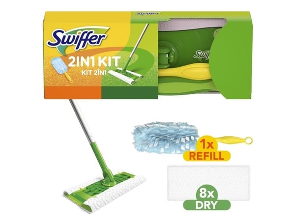 Kit 2In1 Floor And Dust Broom Swiffer