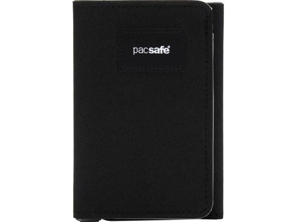 Pacsafe RFIDsafe trifold plånbok svart