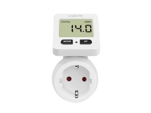 LogiLink EM0004, LCD, AC, 16 A, 3600 W, 58 mm, 91 mm