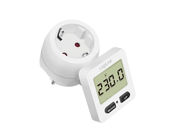 LogiLink EM0004, LCD, AC, 16 A, 3600 W, 58 mm, 91 mm