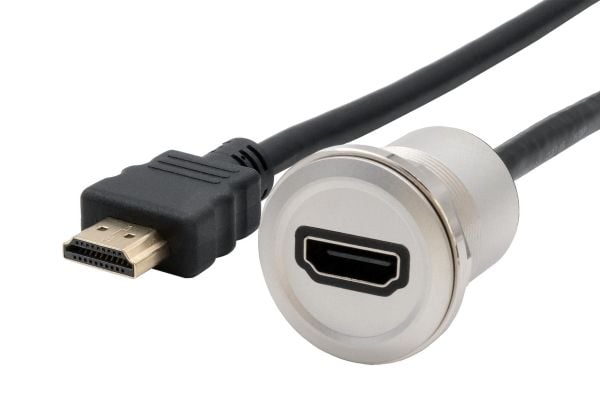 EXSYS EX-49180, 0,3 m, HDMI Type A (Standard), HDMI, Hunkjønn, Hankjønn, Rett