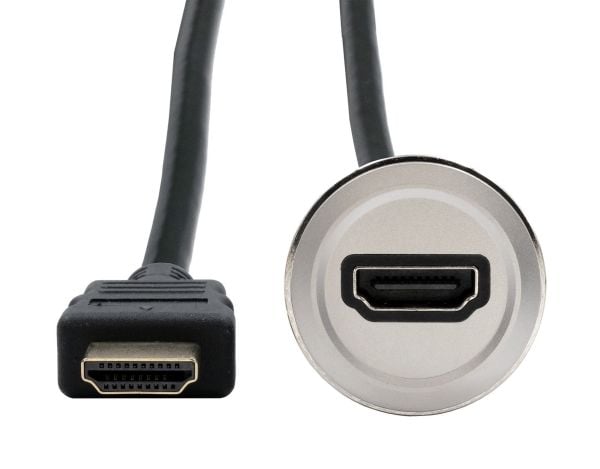 EXSYS EX-49180, 0,3 m, HDMI Type A (Standard), HDMI, Hunkjønn, Hankjønn, Rett