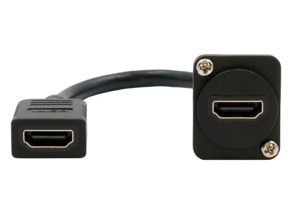 EXSYS EX-49163, 0,2 m, HDMI Type A (Standard), HDMI, Hunkjønn, Hunkjønn, Rett