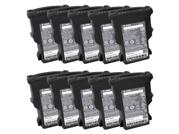 Zebra - Håndholdt batteri - litiumion - 7000 mAh (en pakke 10) - for Zebra MC9400