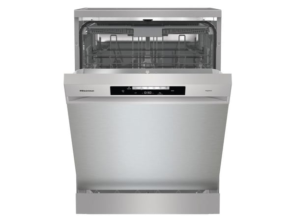 Hisense Dishwasher, Freestanding, Full size (60 cm), Silver, Touch, 16 place settings, C