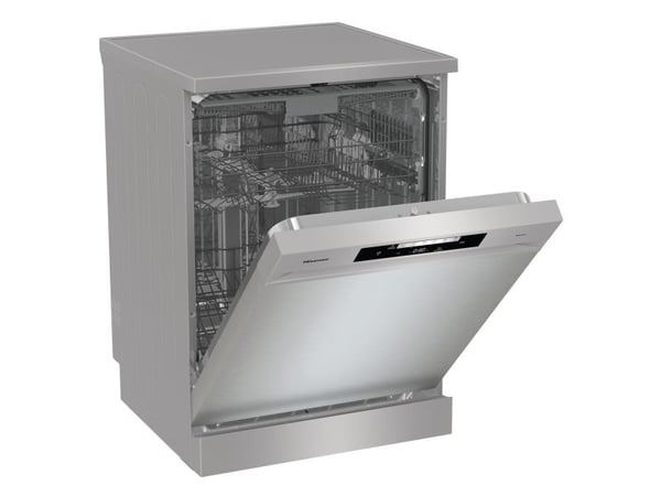 Hisense Dishwasher, Freestanding, Full size (60 cm), Silver, Touch, 16 place settings, C