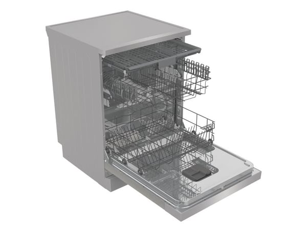 Hisense Dishwasher, Freestanding, Full size (60 cm), Silver, Touch, 16 place settings, C