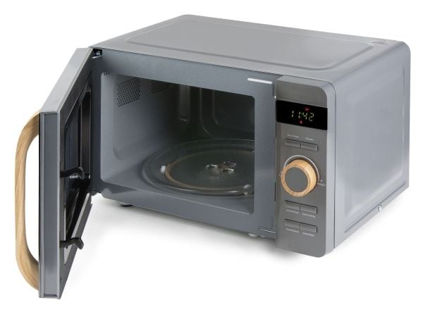 Domo DO3420, Benkeplate, Solo mikrobølge ovn, 20 l, 800 W, Innebygd skjerm, Knapper, Rotasjon