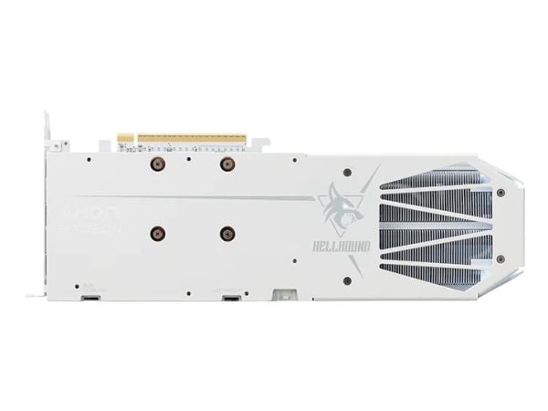 PowerColor Hellhound Radeon RX 9060 XT Spectral White, Radeon RX 9060 XT, 16 GB, GDDR6, 128 bit, 7680 x 4320 piksler, PCI Express x16 5.0