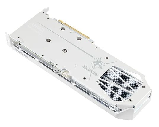 PowerColor Hellhound Radeon RX 9060 XT Spectral White, Radeon RX 9060 XT, 16 GB, GDDR6, 128 bit, 7680 x 4320 piksler, PCI Express x16 5.0