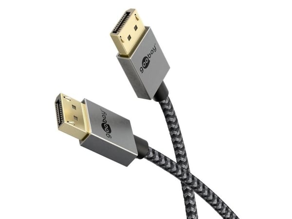 Goobay 77444, 1 m, DisplayPort, DisplayPort, Uros, Uros, 7680 x 4320 pikseliä