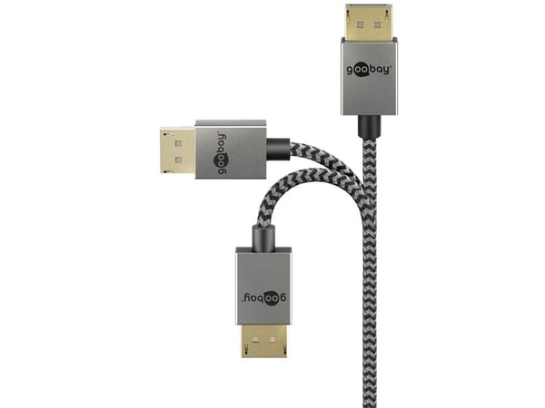 Goobay 77444, 1 m, DisplayPort, DisplayPort, Uros, Uros, 7680 x 4320 pikseliä