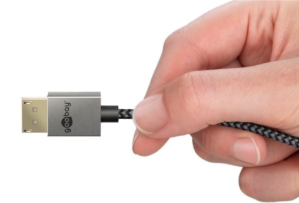 Goobay 77444, 1 m, DisplayPort, DisplayPort, Uros, Uros, 7680 x 4320 pikseliä