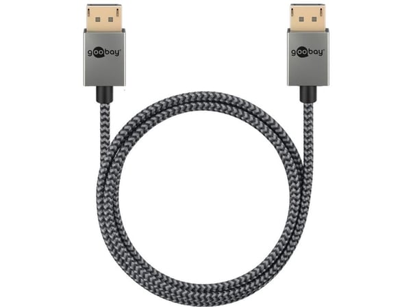Goobay 77444, 1 m, DisplayPort, DisplayPort, Uros, Uros, 7680 x 4320 pikseliä