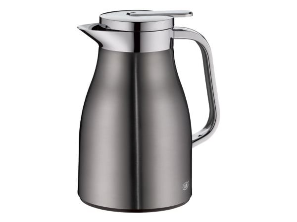 Alfi Skyline, 0,65 l, Grå, Kromfarget, Plast, Polypropylen (PP), Silikon, Herdet glass, Termoplastisk elastomer (TPE), 12 timer, 24 timer, 4 cm