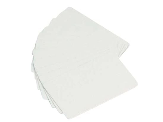 Zebra Premier - Polyvinylklorid (PVC) - 30 mille - hvit - 500 kort kort Zebra Premier - Polyvinylklorid (PVC) - 30 mille - hvit - 500 kort kort