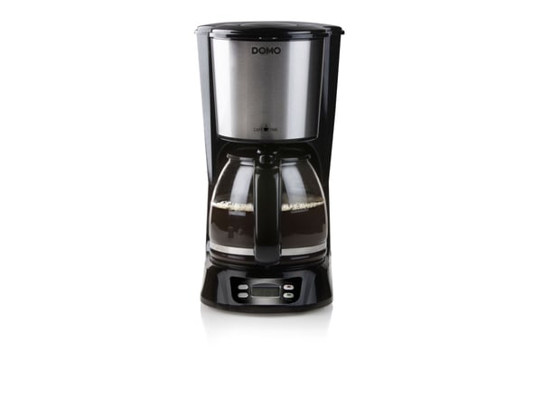 Domo DO1065K, Espressokone, 1,5 L, Jauhettu kahvi, 1000 W, musta