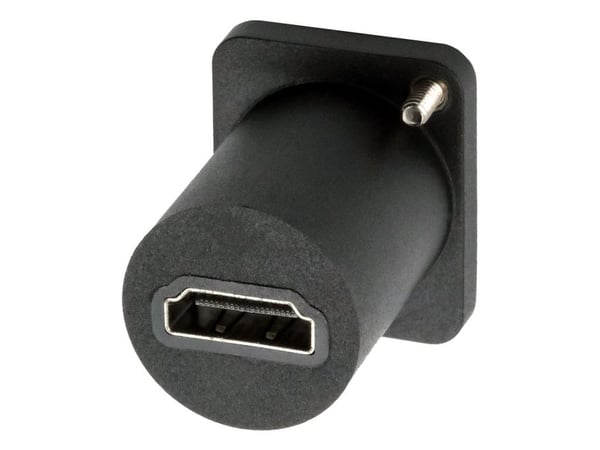 EXSYS EX-49171, Flat, Sort, USB C, HDMI, Hunkjønn, Hunkjønn