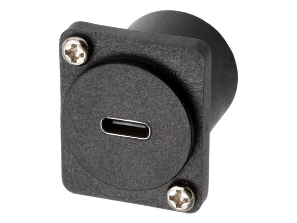 Sovitin D-tyypin USB-C-liitäntä -> pistoke USB3.2 Gen2
