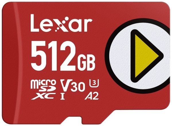 Lexar PLAY - Flashminnekort - 512 GB - UHS-I U1 / Class10 - microSDXC UHS-I
