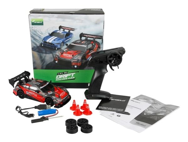 Amewi Drift Racing Car 4WD 1 24 RTR rot/schwarz mit (21112)