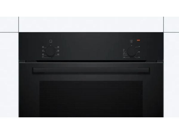 Bosch Serie | 2 HBF010BA1 - Ovn - innebygd - fordypning - bredde: 56 cm - dybde: 55 cm - høyde: 57.5 cm - Klasse A - svart