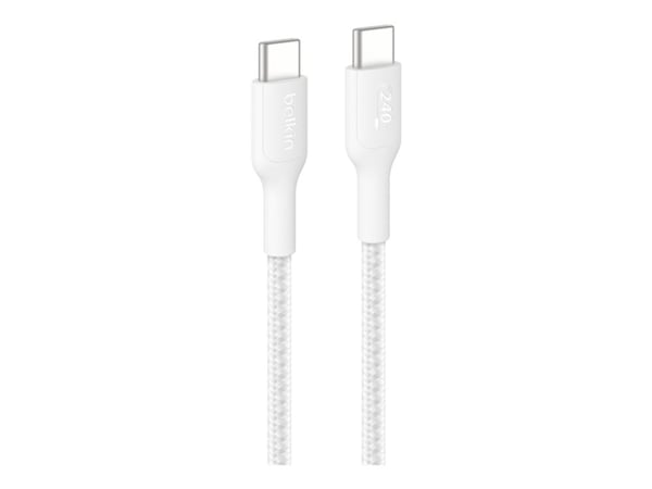 Belkin BoostCharge Pro, 1 m, USB C, USB C, Valkoinen
