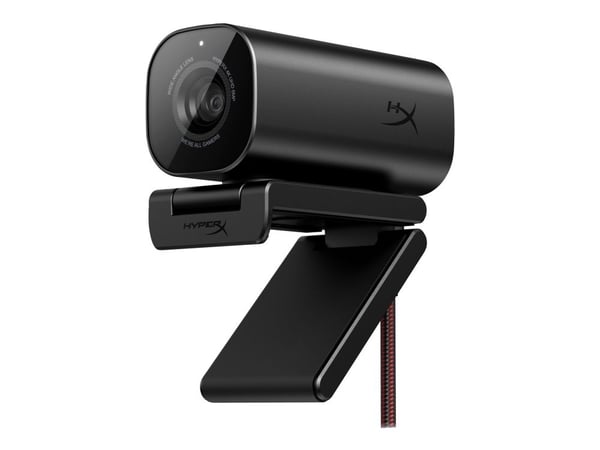 HyperX Vision S - Nettkamera - panorering / tipping - farge - 8 MP - 1080p, 4K - USB-C 3.2 Gen1