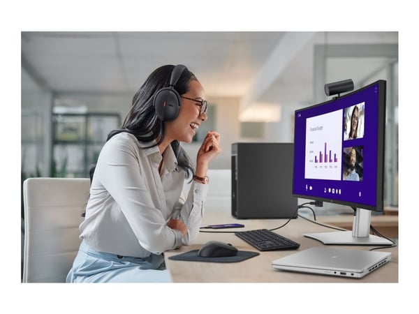 Dell Pro Plus P3425WE - LED-skärm - böjd - 34.1" - 3440 x 1440 UWQHD @ 100 Hz - IPS - 350 cd/m² - 1500:1 - 5 ms - HDMI, DisplayPort, USB-C - BTO - ...
