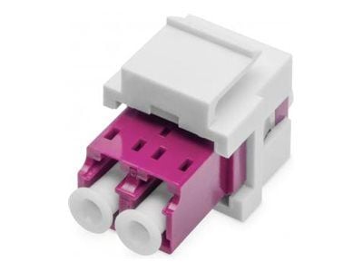 Digitus DN-96019-1-K, LC/LC, Violetti, Monitila, Muovi, OM4, 22 mm