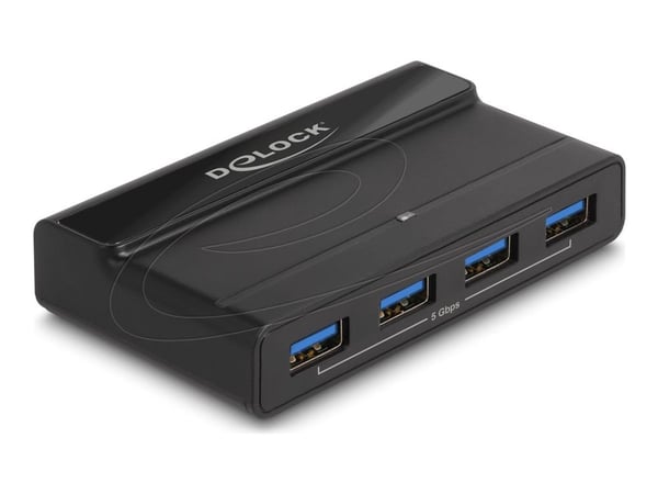 Delock - USB-brytare - 5 Gbps, 4 x device and 2 x host - 4 x USB 3.1 Gen 1 - skrivbordsmodell