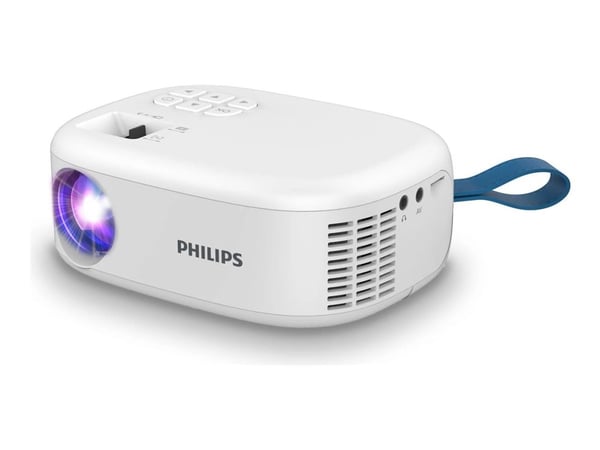 Philips NeoPix NPX113 - LCD-projektor - 100 lumen - 1280 x 720 - 16:9 - 720p - Wi-Fi - hvit