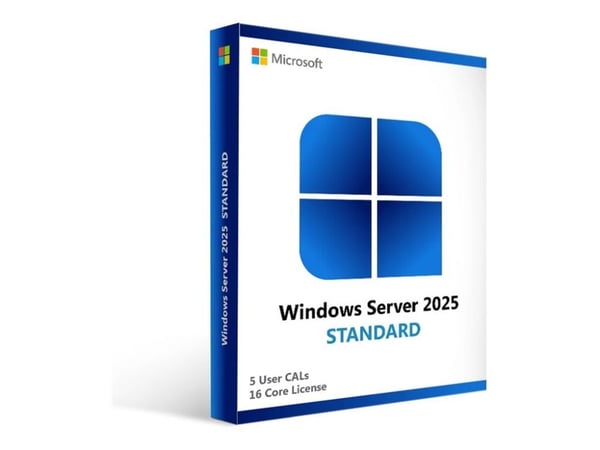 Microsoft Windows Server 2022 Standard - M/ Customer Kit - nedgraderingslisens - 1 lisens - oppgrader fra Microsoft Windows Server 2025 Standard - ...