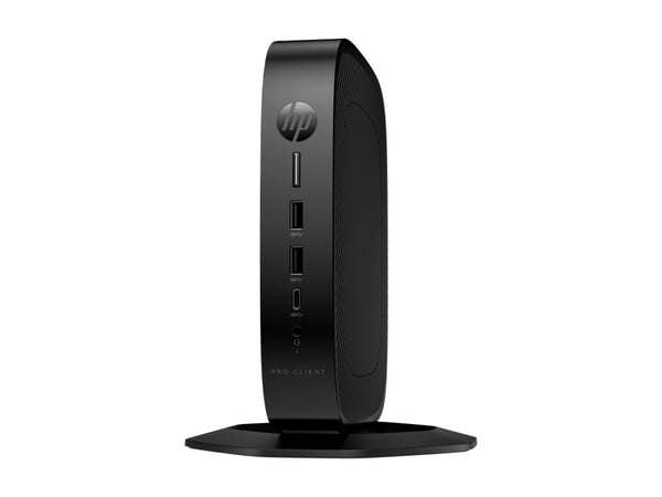 HP Pro t550 - Tynn klient - USFF 1 x Celeron J6412 / inntil 2.6 GHz - RAM 4 GB - flash 32 GB - eMMC - UHD Graphics - Gigabit Ethernet - HP ThinPro ...