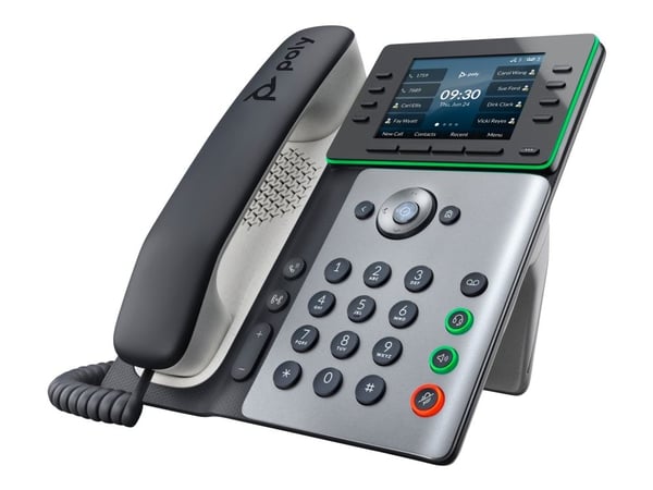 Poly Edge E320 - VoIP-puhelin - Bluetooth-liitäntä - 3-vejs opkaldskapacitet - SIP - lajittelu