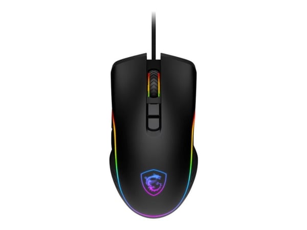 MSI FORGE GM300 - Mus - optisk - 7 knapper - kablet - USB 2.0