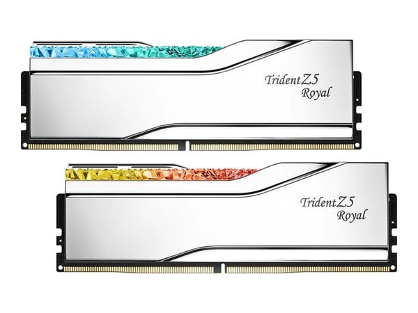 G.Skill Trident Z5 Royal - DDR5 - sats - 48 GB: 2 x 24 GB - DIMM 288-pin - 8000 MT/s / PC5-64000 - CL40 - 1.35 V - ej buffrad - icke ECC - silver