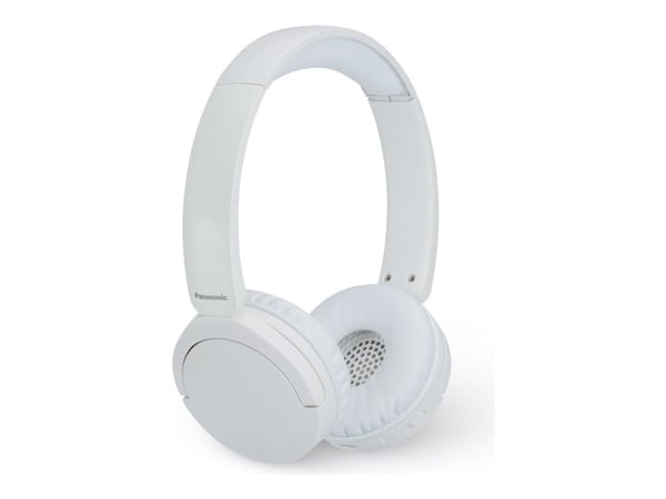 Panasonic RB-HF630BE - Hodetelefoner med mikrofon - on-ear - Bluetooth - trådløs - hvit