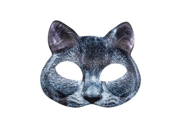 Katt halvmask