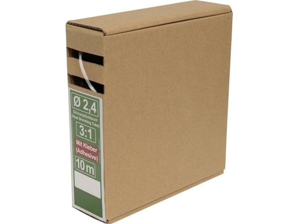 Quadrios 25CA497 krympslang med lim transparent (25CA497)