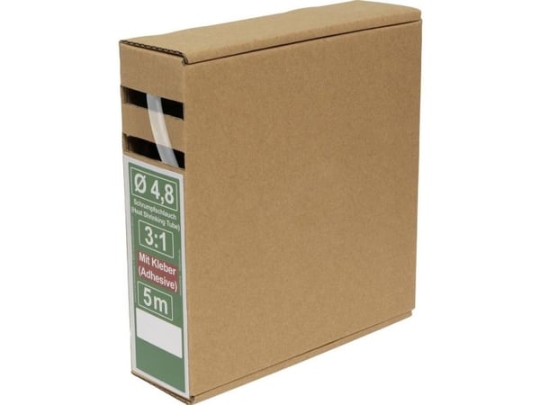 Quadrios 25CA499 krympslang med lim transparent (25CA499)