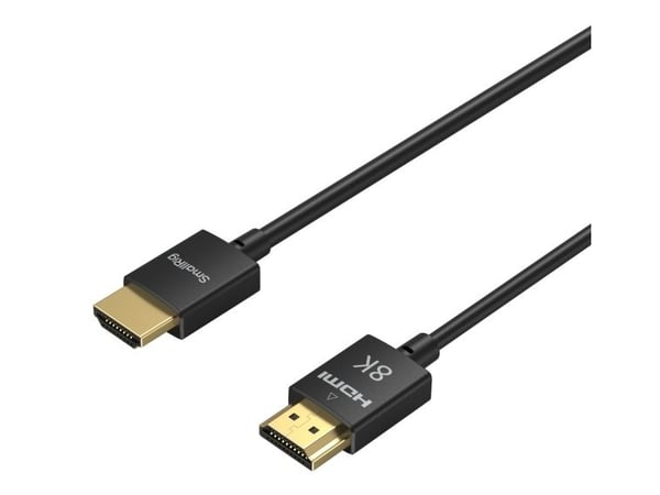 SmallRig 5086, 1 m, HDMI Type A (Standard), HDMI Type A (Standard), Svart