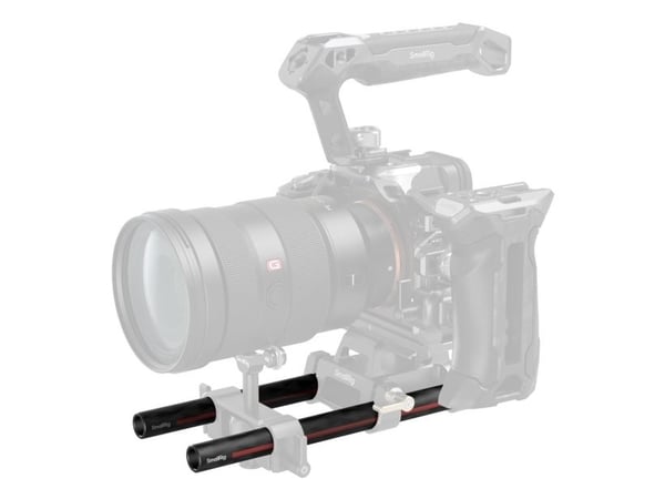 SmallRig 5211, Bunnplate/kameraplate/stenger, Sort, Karbonfiber, 15 mm, 200 mm, 15 mm