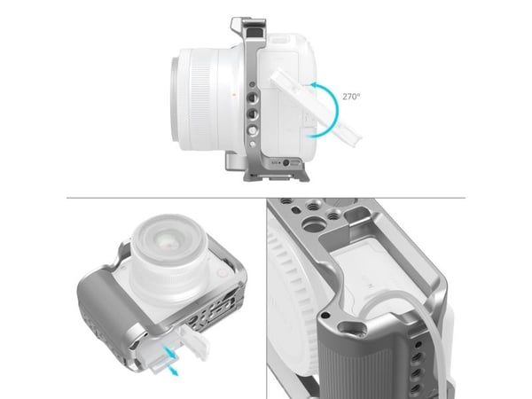 SmallRig 5428, 136,8 mm, 53 mm, 96 mm, 175 g, 162 mm, 122,5 mm