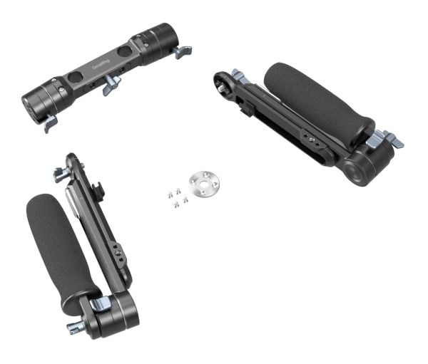 SmallRig 5205, Aluminium, Etylen-vinylacetat (EVA)-skum, Rustfritt stål, Svart, 1/4"-20, 378 mm, 191 mm, 64 mm