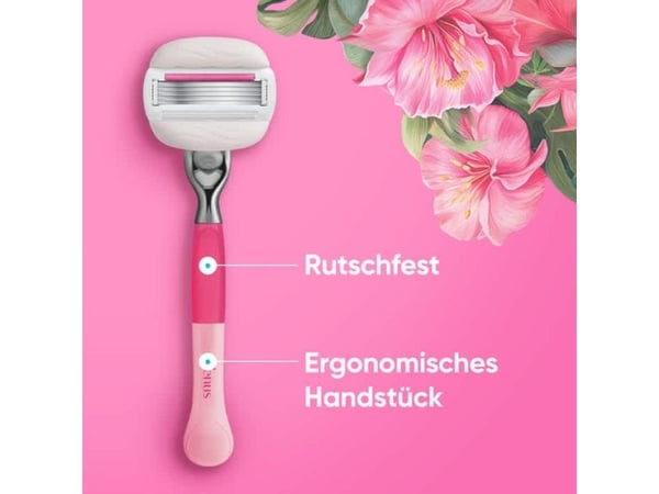 Gillette Venus Pro ComfortGlide Tropical, Kvinner, Gillette, Vinus ComfortGlide, Rustfritt stål, Rosa, Hvit, 6 stykker