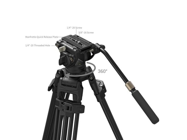 SmallRig 5111, 3 jalkoja, musta, 3,77 kg