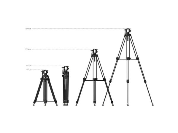 SmallRig 5111, 3 jalkoja, musta, 3,77 kg