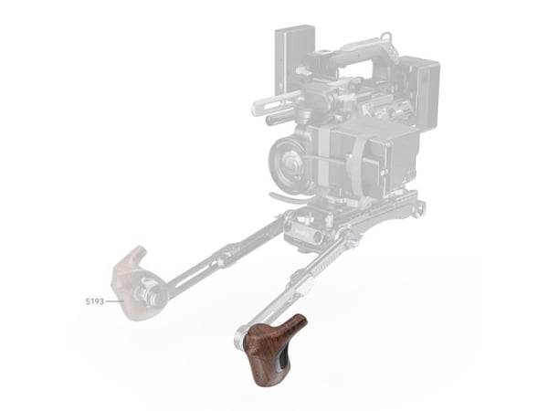 SmallRig 5162, Håndgrep for digitalkamera, Universal, Aluminium, Tre, Aluminium, Tre, 84,5 mm, 86,8 mm